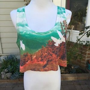 Young Hearts Run Free (Small) Crop Tank Top